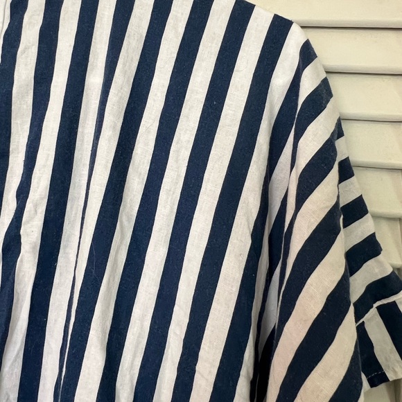 Universal Standard Blue and White Striped Top - Picture 7 of 7